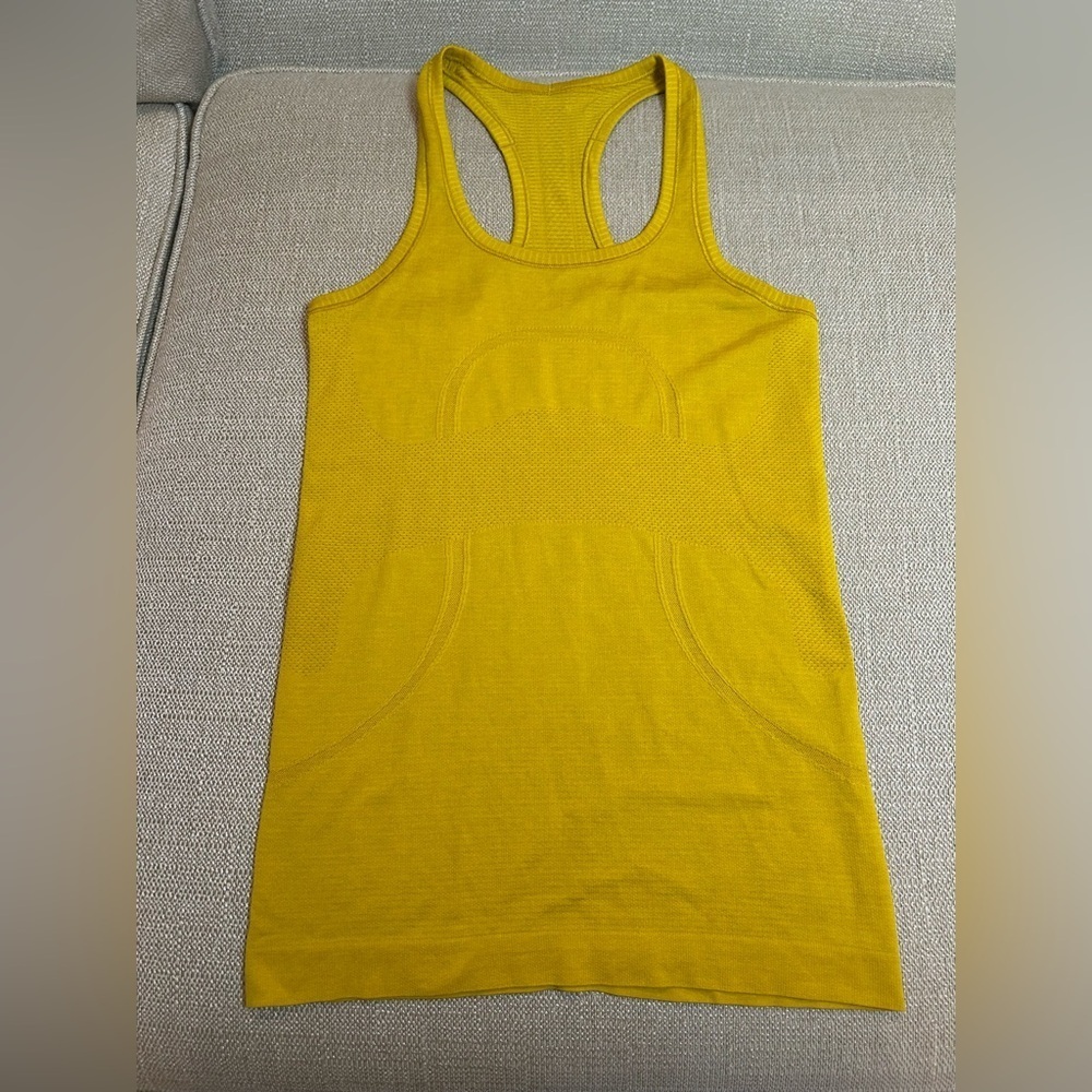 Lululemon Yellow Gold Women's Tank Top-PTP-13"